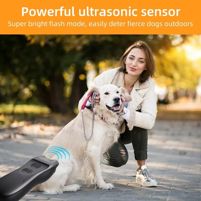 HomeFunk Anti Barking Device for Dogs, Ultrasonic Dog Deterrent Control