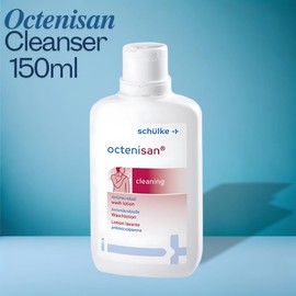 Octenisan Antimicrobial Wash Mini Kit – Octenisan Antimicrobial Wash 150ml with Microfibre Bath Mit – Antibacterial Body Wash for on the Go Cleansing – Suitable for Sensitive Skin