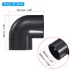 PATIKIL UPVC Pipe Fitting Elbow 50mm Socket, 90 Degree Adapter