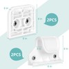 Miumoon No Drill Retractable Baby Gates Parts, Large Size No
