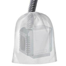 Pond Pump Filter Bag, Fish Pond Filter Bag Pump Filter Mesh Bags Pond Fish Pond Filter Mesh Bags with Drawstring Home Accessory Pond Pump Accessories (White)