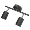 LED Track Light Kit 2 Heads 10.8in Track 90 Degrees