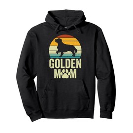 Golden Mom Dog Mama Golden Retriever Owner Dog Lover Pet Pullover Hoodie