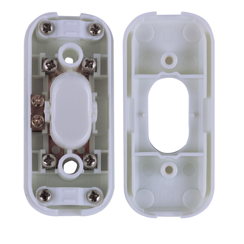 REV Ritter 0509070555 intermediate switch 6 A, white.