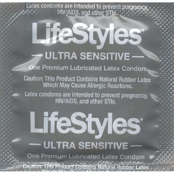 LifeStyles Ultra Sensitive Condom - 200 Condoms - Value Pack