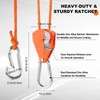 14ft Retractable Paracord Rope Tie Down Ratchet Strap Small Straps