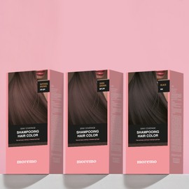 Moremo Shampooing Gray Hair Color Self Gray Cover, Ammonia-Free Shampoo-type Hair Dye 120g / 모레모 샴푸잉 새치 헤어 컬러 셀프 새치커버 암모니아 없는 샴푸형 염색제 120g