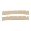Dopro 2-Pack 7.25" Radius Curved Base Pure Bone Nut Pre-Slotted