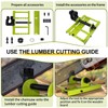 Zihvfzu Vertical Portable Chainsaw Wood Cutting Tool, Lumber Cutting Guide