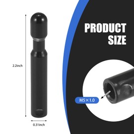 winterrock 2Pcs Car Door Lock Knobs, OEM FODZ-5421850-A, Auto Interior Trim Door Lock Cover Lift Bolt, Door Lock Pull Knob Compatible with Ford F-150, Explorer, Taurus (Black)