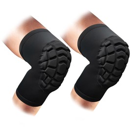 ZODEYI 레슬링 무릎 블랙 슬리브 농구 2개 압박 축구 2피스 반소매 패드 배구용 [XSmall] ZODEYI Wrestling Knee Black Sleeve Basketball 2-Piece Compression Football 2-Piece Short Sleeve Pad for Volleyball [XSmall]