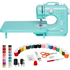 Sewing Machine for Beginners with Extension Table, Mini Sewing Machine Kit