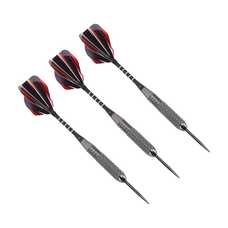 3PCS Metal Tip Darts Set for Dartboard Iron Aluminum Professional