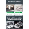 Kitchen Double Sink Downpipe Fittings, Stainless Steel | Sink Set