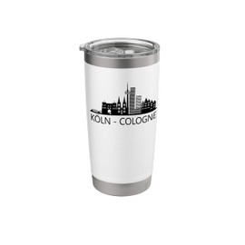 Cologne City Skyline Cologne Cathedral City Cologne Stainless Steel Insulated Tumbler