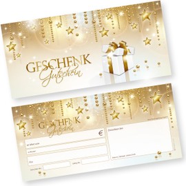 tatmotive Gift Vouchers Christmas Stardreams (Pack of 100) Vouchers Christmas Voucher Cards for Customers for Company Commercial