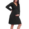 Amorbella Women's Maternity Nightdress Nursing Nightshirt Bamboo Viscose Breastfeeding Labour