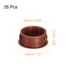 QUARKZMAN 22mm (55/64") Plastic Hole Plugs, Pack of 26 Flat