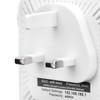 300M Repeater with Double Antenna Signal Amplifier Range Extender White