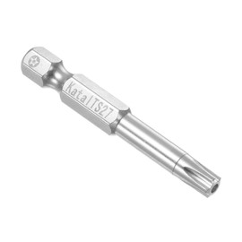 CoCud Magnetic Torx Bits T27 Head 1/4 Inch Hex Shank 2 Inch Length S2 Steel 5 Points Tamper Proof Star Screwdriver Bits - (Use: for Electric Screwdriver) Pack of 1