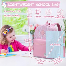 Backpack for Little Girls,ChaseChic Lightweight kids Backpacks with Chest Strap