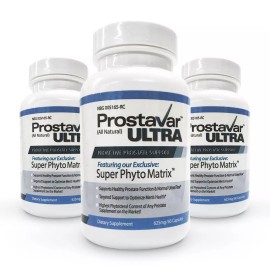 Prostavar Ultra 3 Bottle New Improve From Maker of Original Prostavar Ultra Prostate Support 600