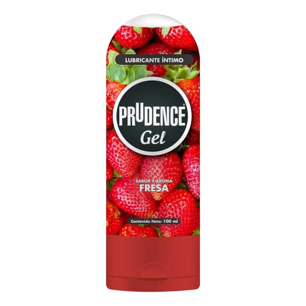 Lubricante Íntimo Prudence Gel Sabor y Aroma Fresa 100ml