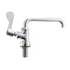 SANEI A5310L-13 Kitchen Faucet, Lever Handle, 90° Opening/Closing, For Both