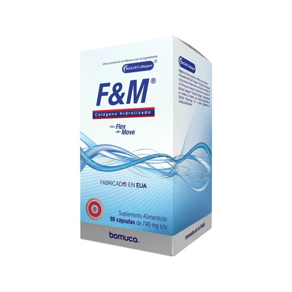 F&M 90 Cápsulas - Colágeno Hidrolizado
