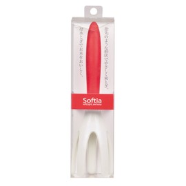 Pearl Metal Softia C-3686 Rice Sharpener Red