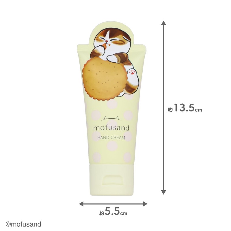 SHOBIDO MD46884 Mofusand Die-Cut Cosmetic Series Hand Cream, Yellow Geranium