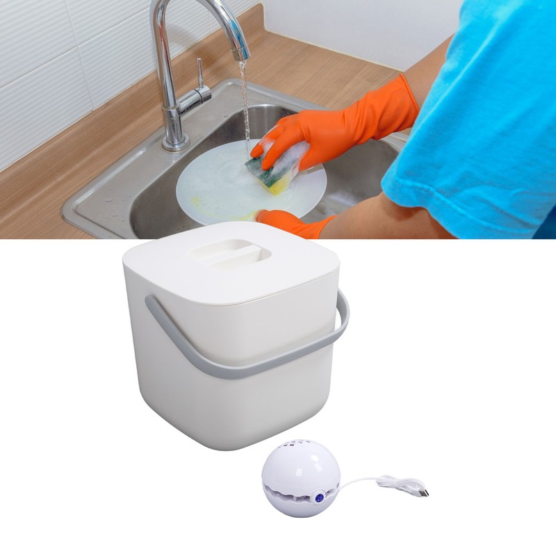 Mini Sink Dishwasher Portable Auto Shutdown Efficient USB Dish Washing