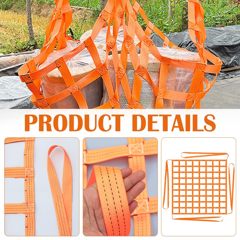 Ysislybin Lifting Net, 1 x 1m Cargo Hanging Net 300kg