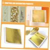 COHEALI Multi-Purpose Gold Craft Foil Imitation Leaf Sheets Foil Decoration