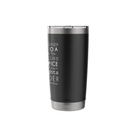 Fall Words Crisp Mornings Hot Cocoa Cozy Blankets Autumn Stainless Steel Insulated Tumbler