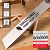HAUTMEC Folding Japanese Pull Saw, 9-Inch Hand Wood Saw with