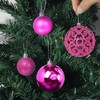 ZFYQ 100Pcs Christmas Tree Decorations Baubles, Decorative Hanging Baubles Set