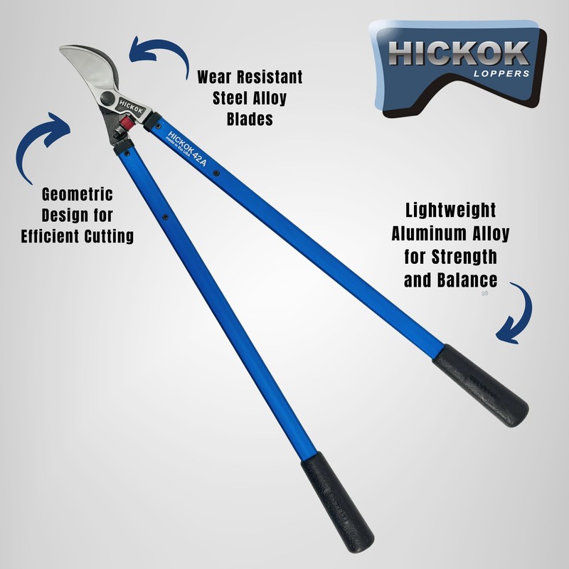 Hickok Heavy Duty Loppers for Tree Trimming – 42" Branch