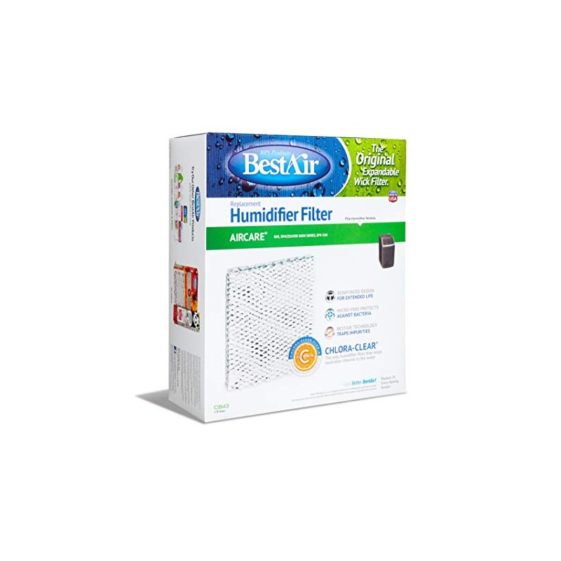 BestAir Extended Life Humidifier Wick Filter, CB43
