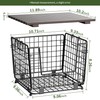GGIU Wire Storage Basket For Kitchen Pantry and Counter -