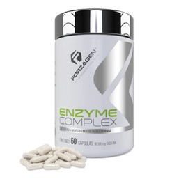 FORZAGEN Essentials | Enzyme Complex - 60 Capsulas | Enzimas Digestivas Importadas | Enzimas Vegetales de Papaya y Piña | Papaína y Bromelina | Acelera Absorción de Macronutrientes | Reduce Inflamación, Indigestión o Estreñimiento | Salud Digestiva | Sup