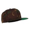 Camo Flexible Flat Bill Cap - Green OSFM