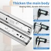 22 inch Drawer Slides 4 Pairs (8pcs) Soft Self Close