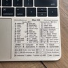 Synerlogic (Universal) Mac OS Reference Keyboard Shortcut Sticker, No-Residue Transparent