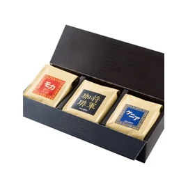 [African Shogun Assortment, 7.1 oz (200 g) x 3 Types] Sazamoka Coffee Gift Beans 7.1 oz (200 g) x 3 Types, Sazamoka, Shogun Coffee, Kenya, Regular Coffee Set, Summer Gift, Medium General, Popular Item