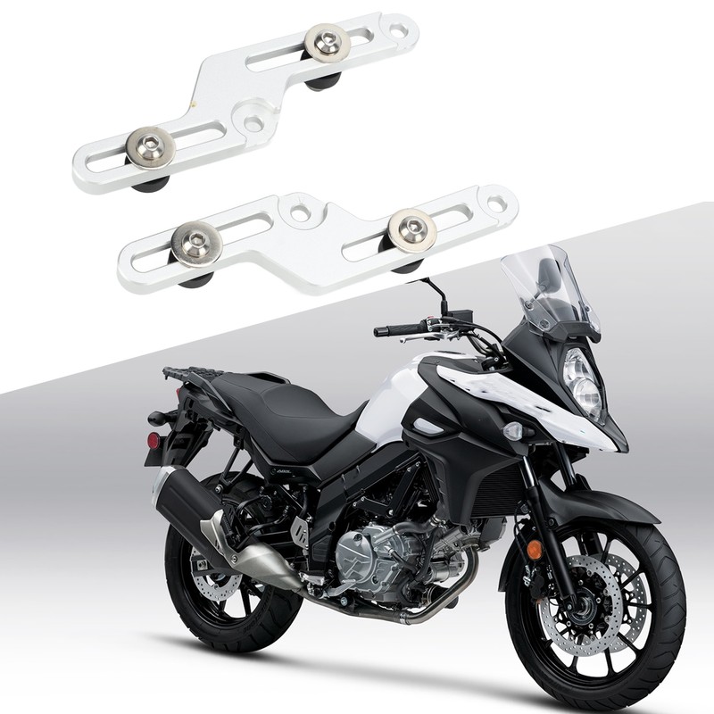 Motorcycle Windscreen Windshield Mount Bracket Kit Replacement for SUZUKI V‑STROM