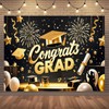 BlissYard Graduation Banner Graduation Backdrop 2025 Graduation Party Decorations Congratulations