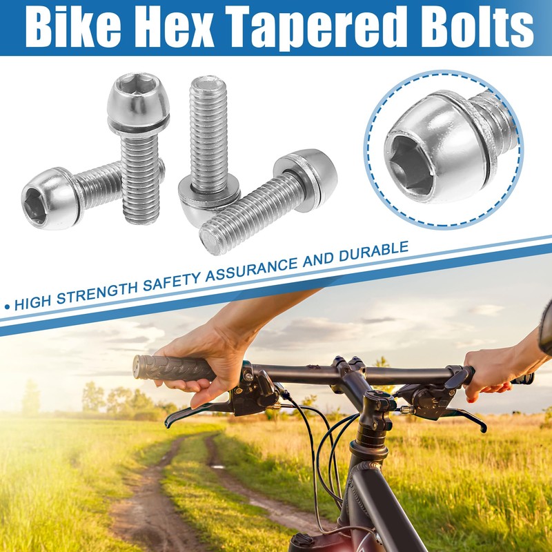 X AUTOHAUX 6 Pcs Bicycle Stem Screws for MTB Bike