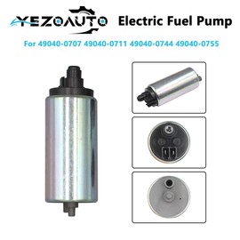 Yezoauto Fuel Pump for Kawasaki ER-6N KX250 KX250F KX250XC KX450 KX450F Ninja 650R Versys 650 KLX250 KLX300 KLX300R Z125 Pro 2006-2021 Replaces 49040-0707 49040-0711 49040-0744 49040-0755 47-2040