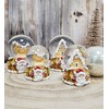 230-10039827ab Nostalgic Mini Snow Globes with Christmas Bakery Gingerbread Christmas